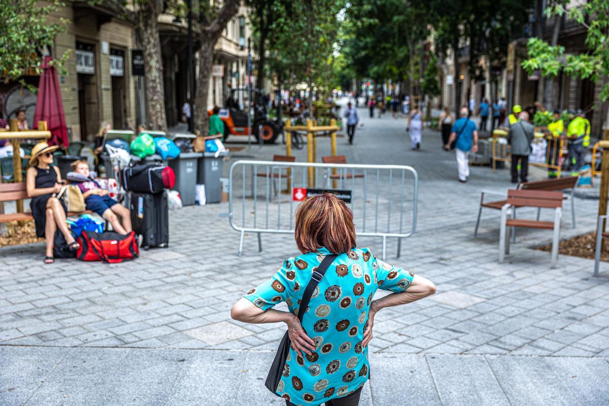 Escenas inesperadas de la Superilla del Eixample