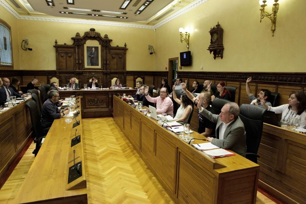 Pleno en el Ayuntamiento de Gijón