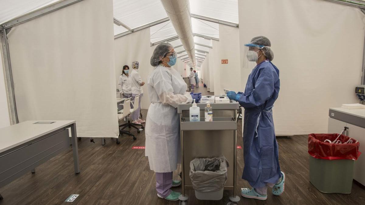 Hopital General de Campaña en Alicante. PILAR CORTÉS