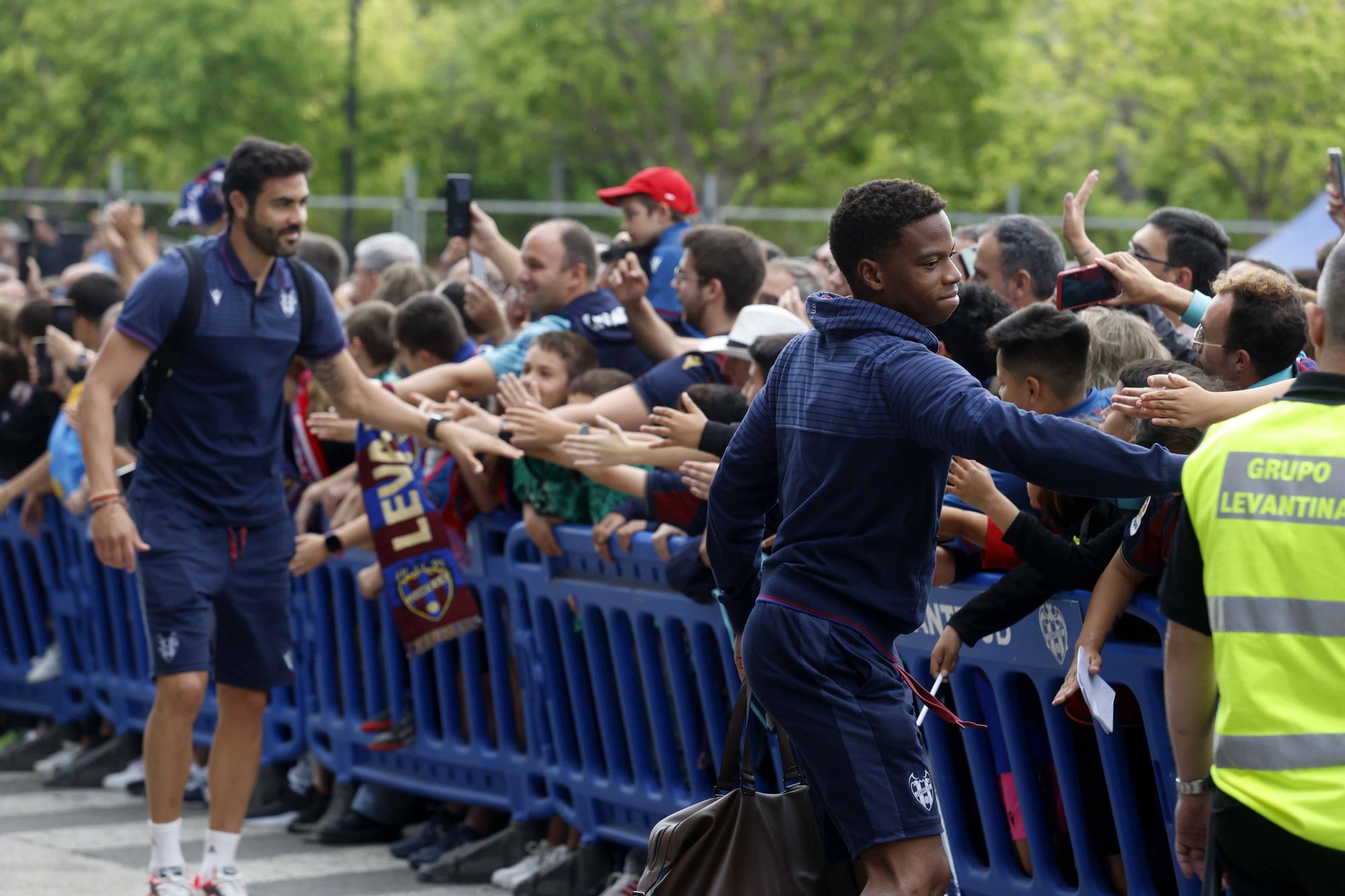 Recepción al Levante antes de enfrentarse al Albacete