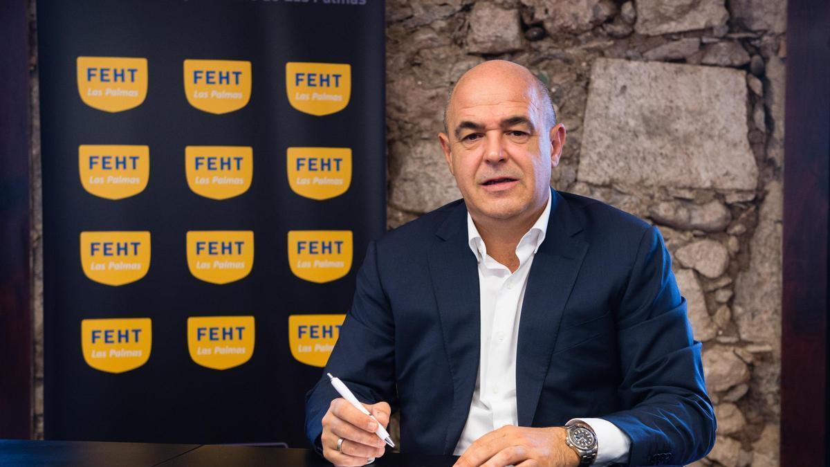 José María Mañaricúa, presidente de la Federación de Empresarios de Hostelería y Turismo (FEHT).
