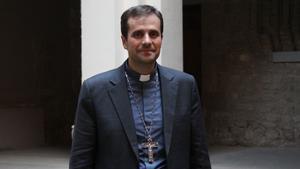 dimecres, 15 febrer 2012 17:58Martí, Mar (Arxiu ACN)El bisbe de Solsona, Xavier Novell, durant una entrevista.
