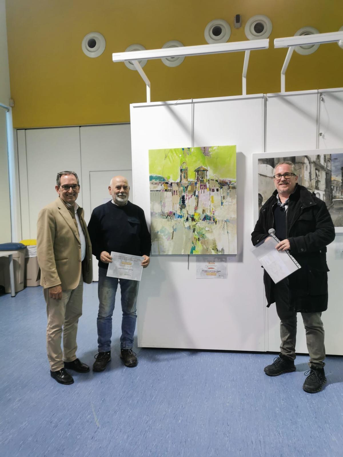 José Manuel Aznar, guanyador del 51è concurs de Pintura Ràpida de la Festa de l’Arròs