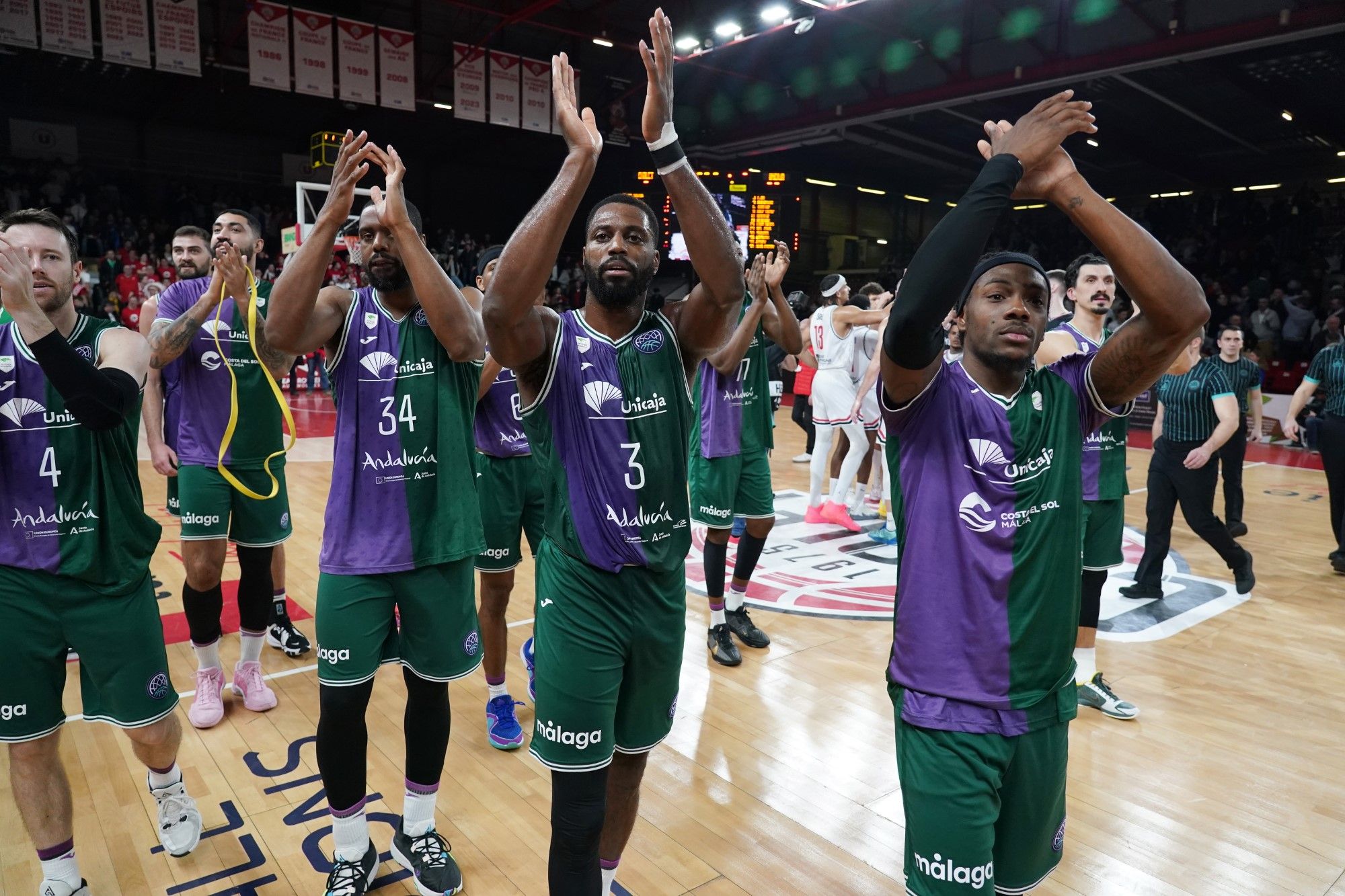 El Cholet - Unicaja de la Round of 16 de la BCL, en fotos