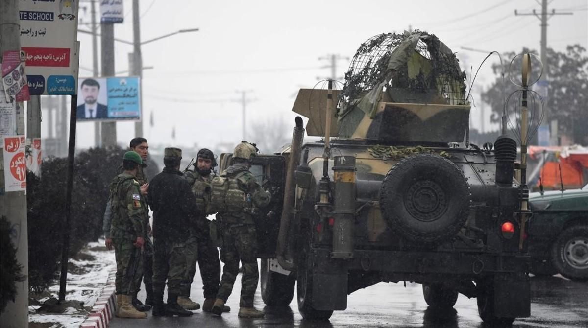 zentauroepp41837487 afghan security personnel stand by an armoured vehicle near 180129100707