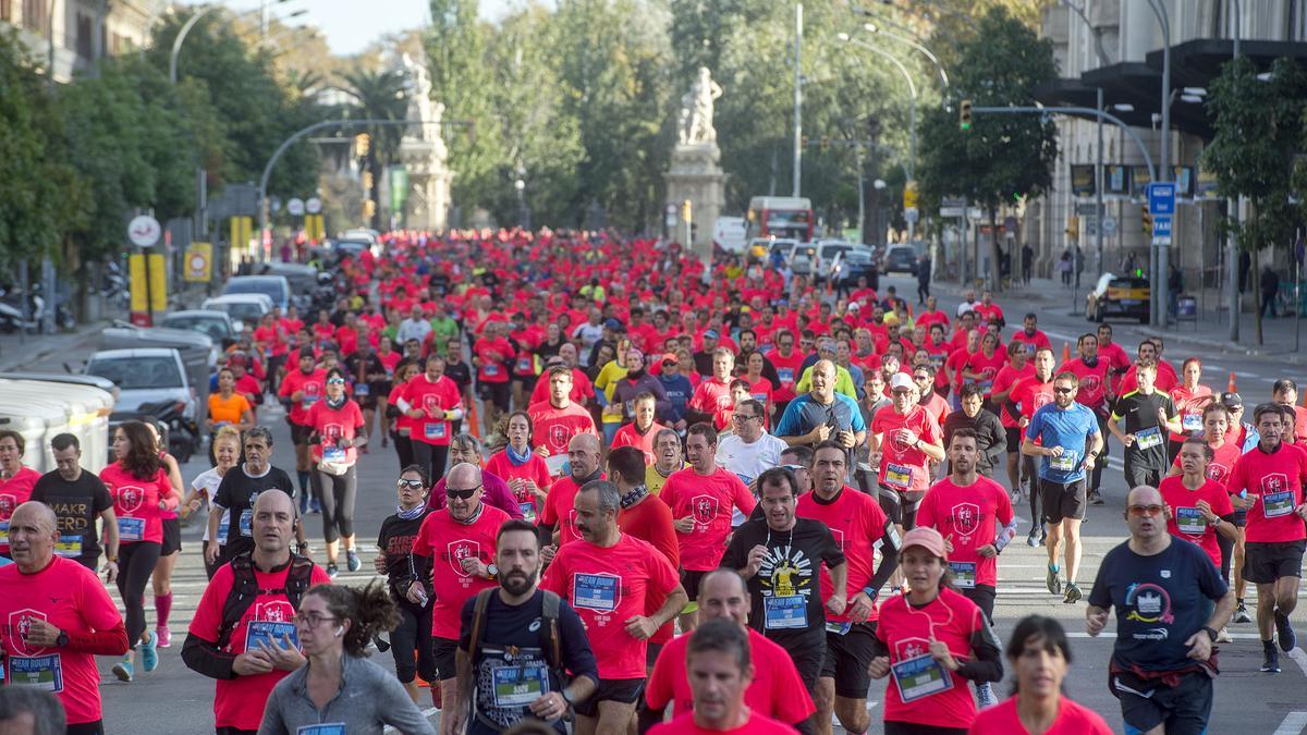 99 edición de la carrera Jean Bouin. Búscate en las fotos.