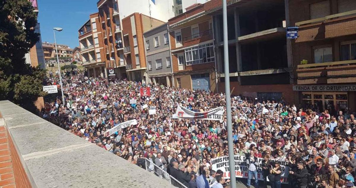 Histórica protesta de Benavente por la Sanidad