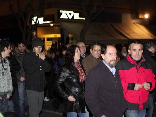 Manifestación a favor del soterramiento