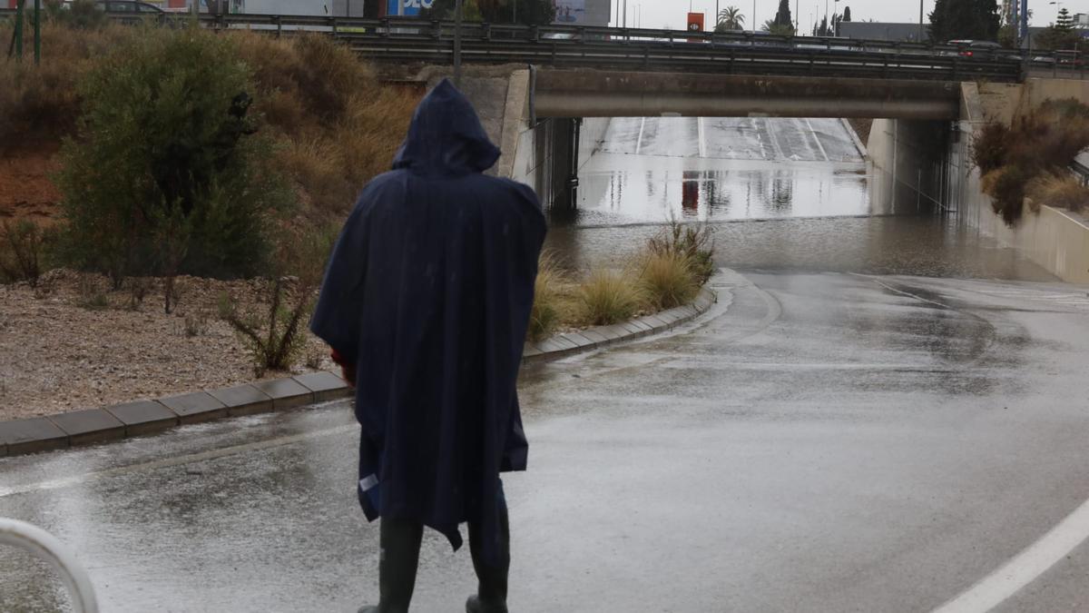 La lluvia en Elche