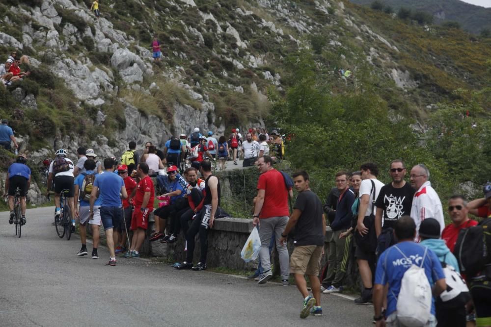 Vuelta ciclista a España. Lagos de Covadonga