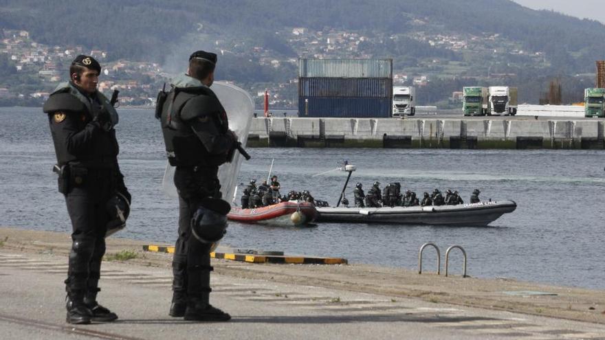 La Guardia Civil se acomoda en el Puerto de Marín