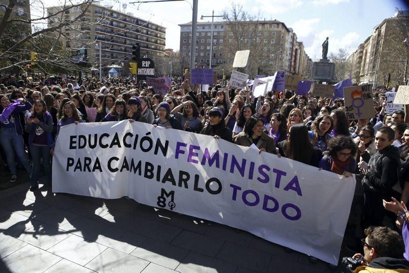 Concentraciones por el 8-M en Zaragoza