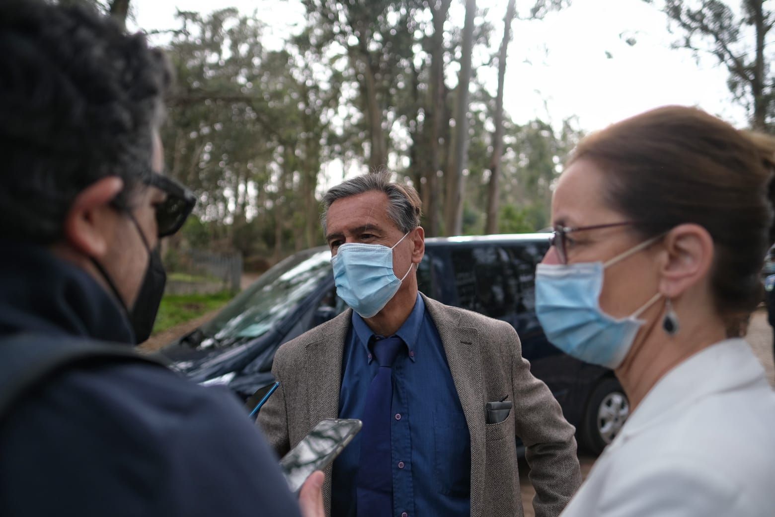 Visita de López Aguilar a Las Raíces