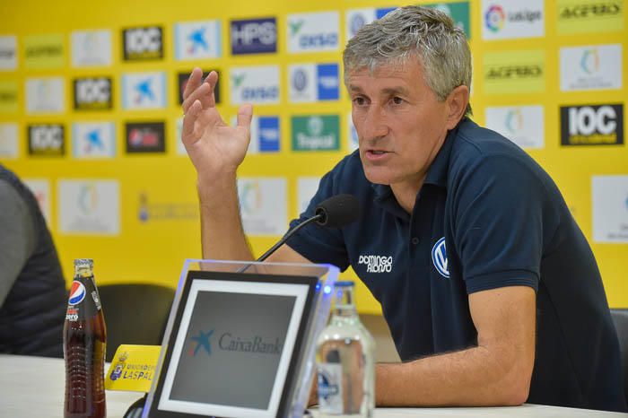 Quique Setién, entrenador de la Unión ...