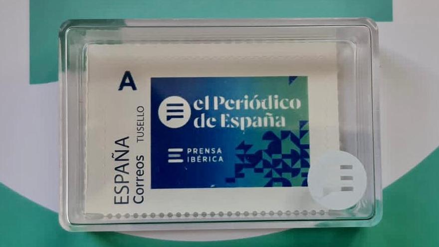 Un sello para celebrar el lanzamiento  de ‘El Periódico de España’