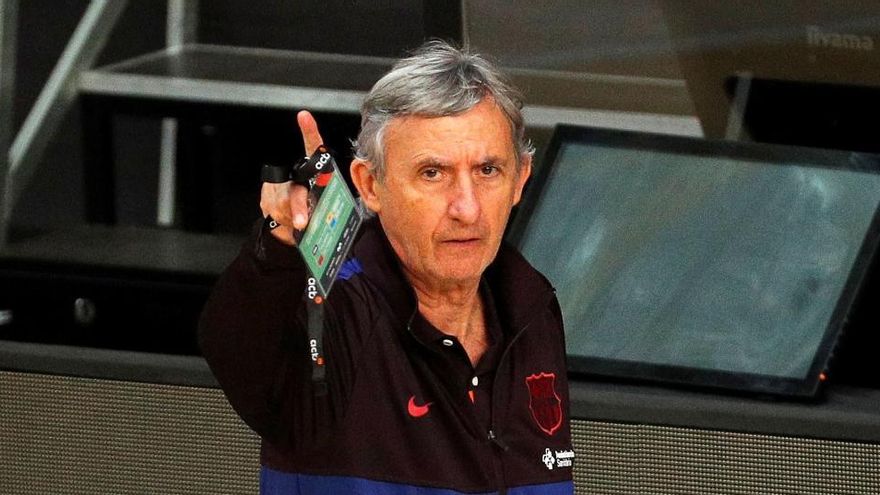 Svetislav Pesic, en la final de la ACB.