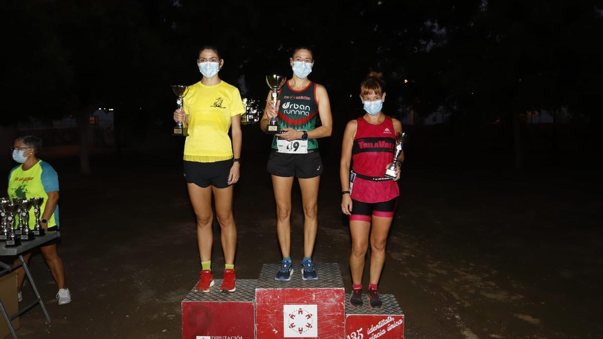 Podium femenino.