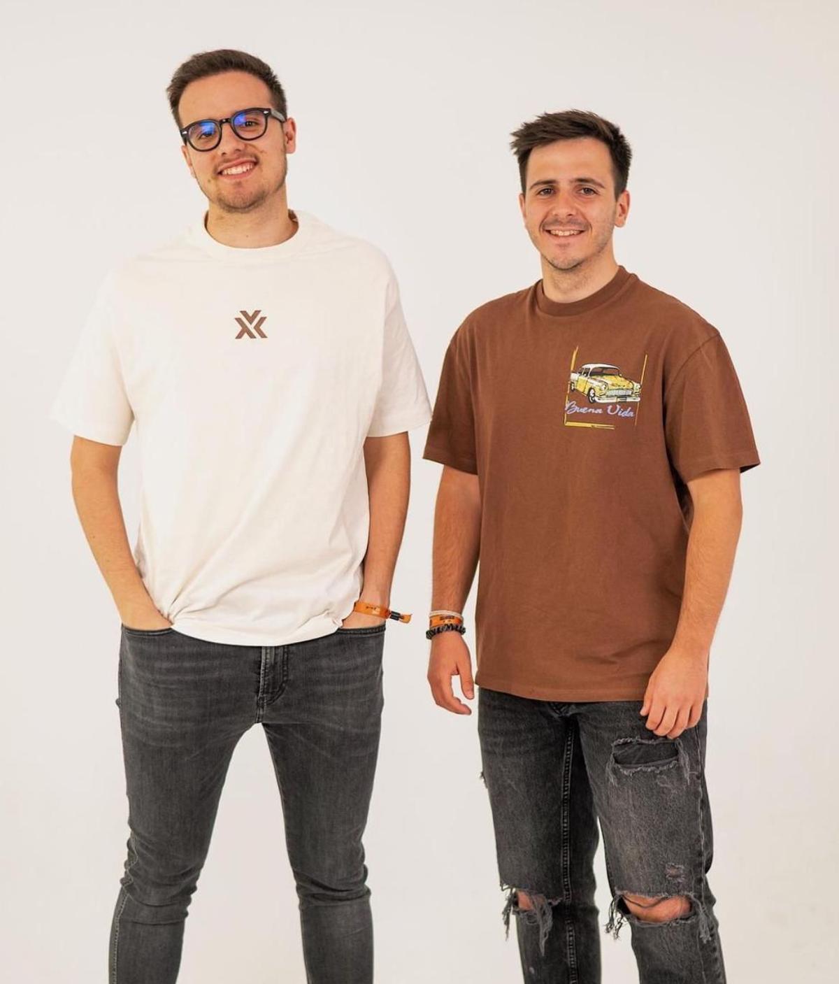 Carles Alomar y Miquel Àngel López, de Cercam Festa.