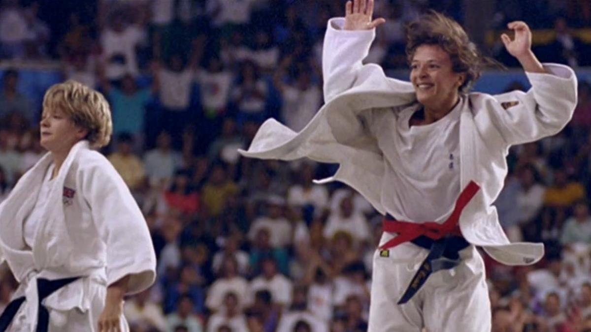 Miriam Blasco, el día de 1992 en que se proclamó campeona olímpica.