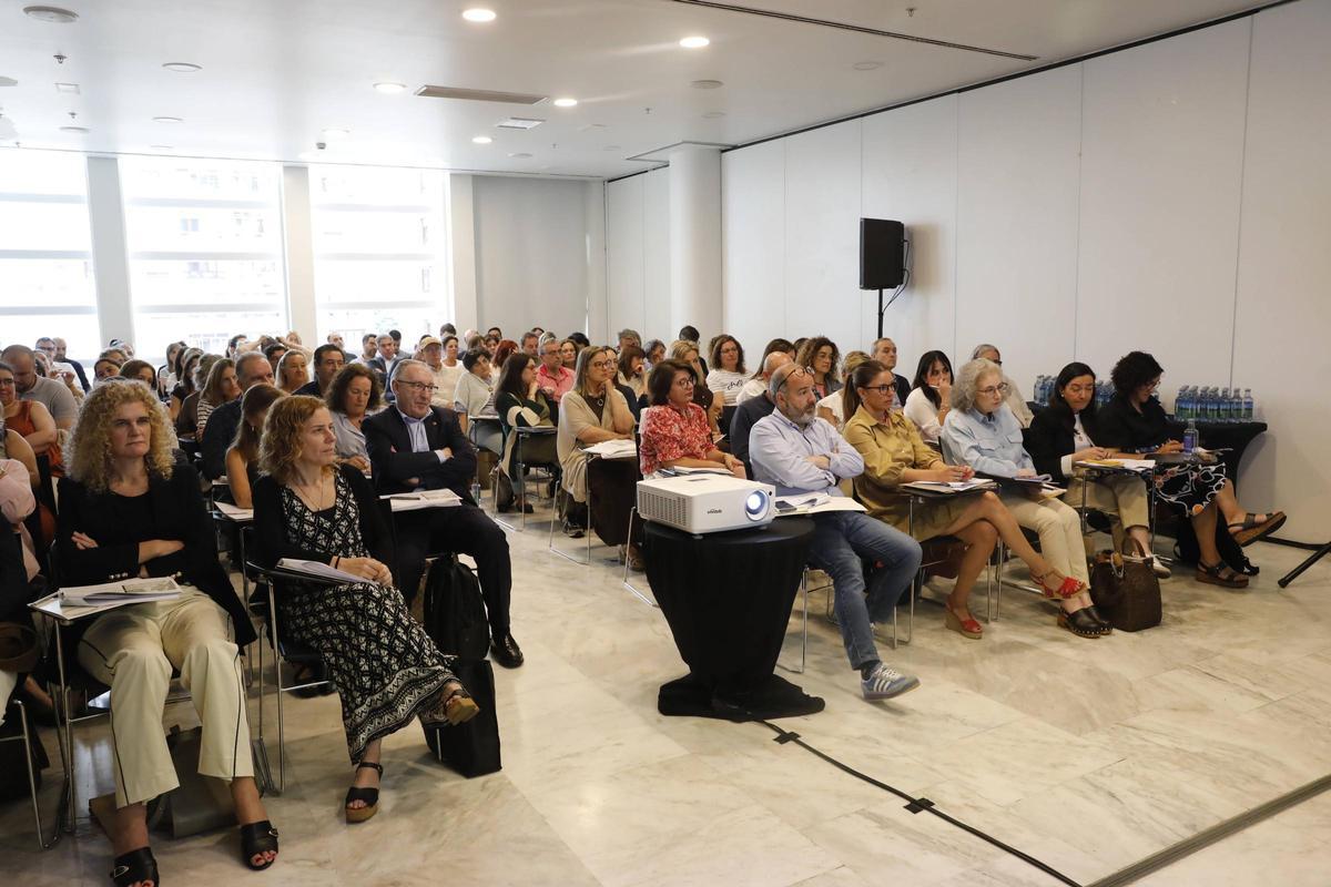 Asistentes a la jornada, en Oviedo.