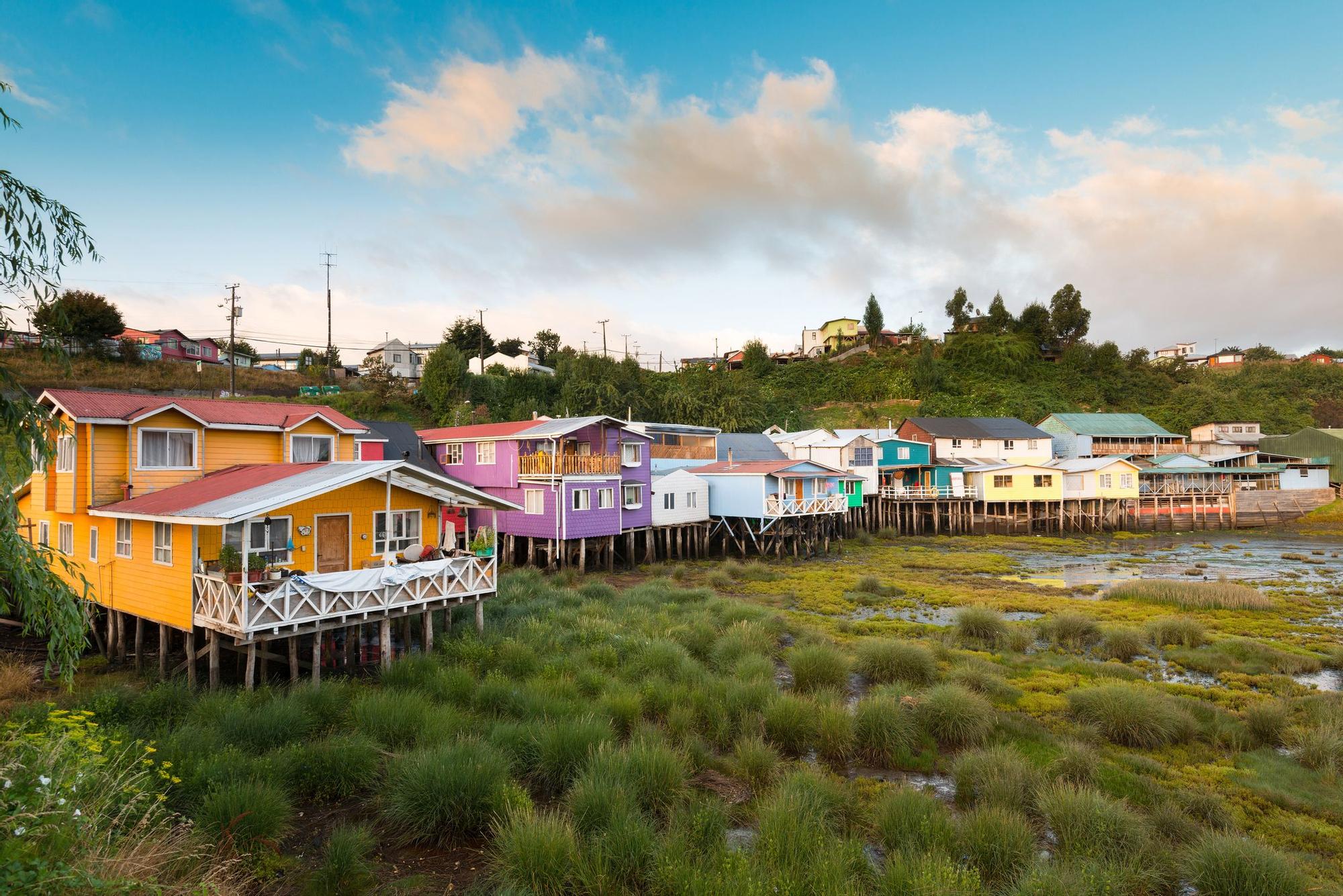 Palafitos en Chiloé.