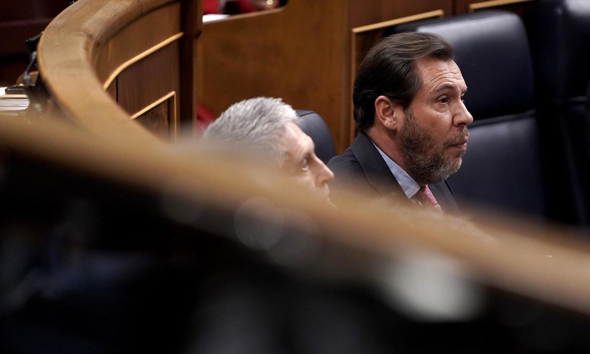 Óscar Puente. Comparecencia de Pedro Sánchez en el Congreso de los Diputados.