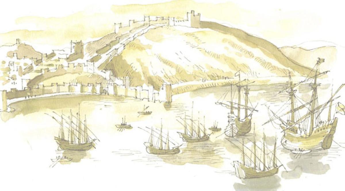 En Málaga, hace 450 años