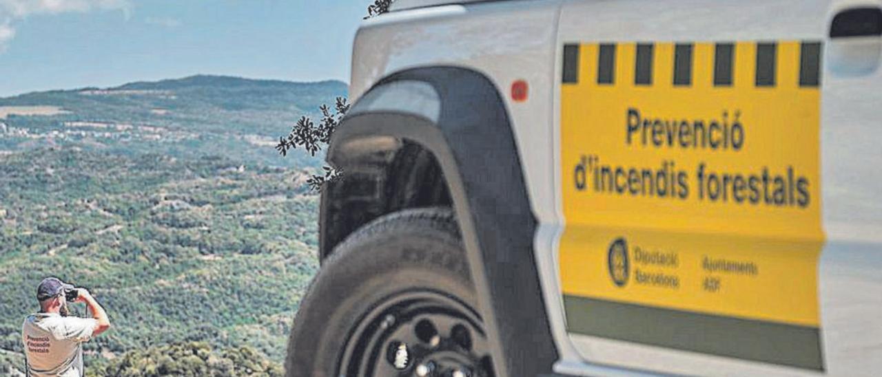 Tasques de vigilància a Sant Pere de Torelló