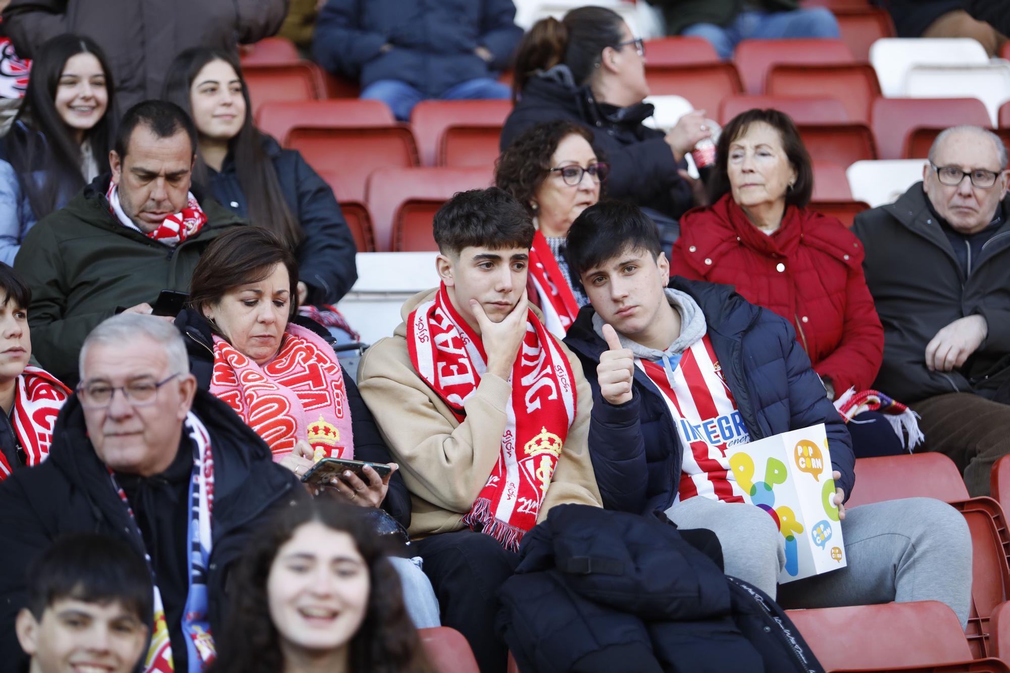 EN IMÁGENES: El encuentro entre el Sporting y el Real Zaragoza