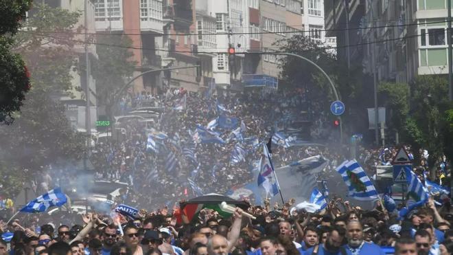El deportivismo organiza su día grande: previa, conciertos y marcha hasta Riazor