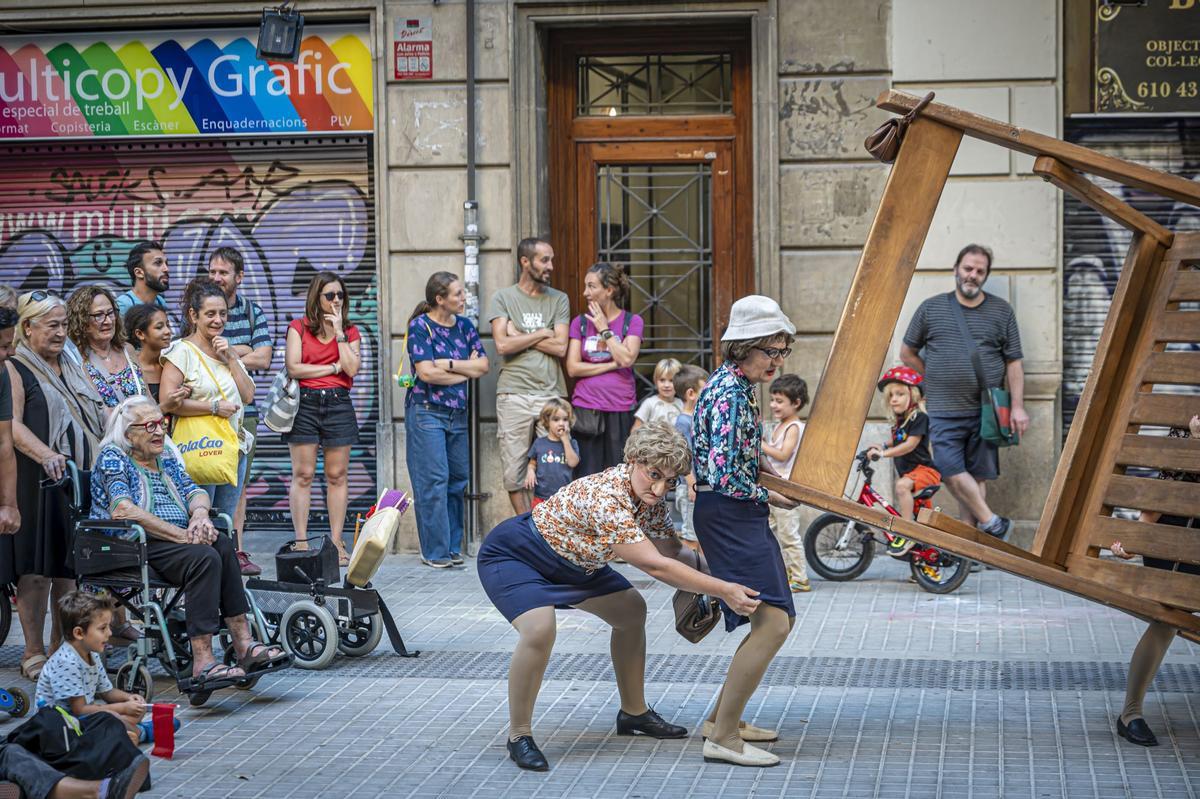 La Mercè en la superilla de Consell de Cent