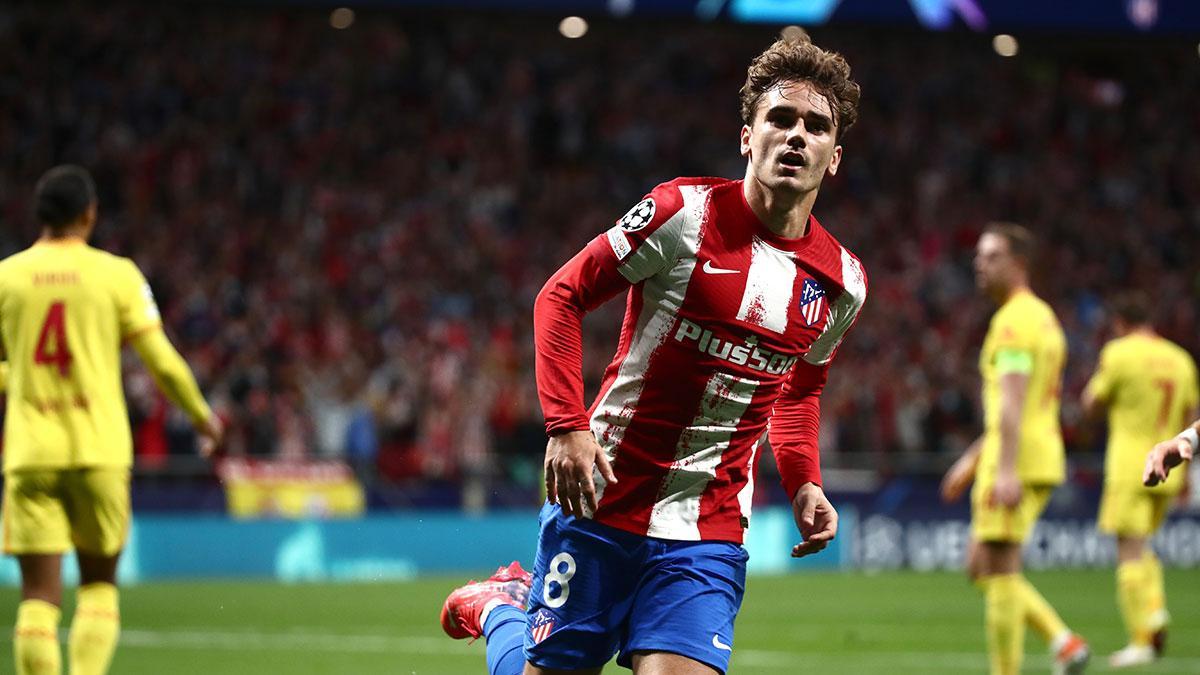 ¡Griezmann, apareció! El francés anotó un doblete ante el Liverpool