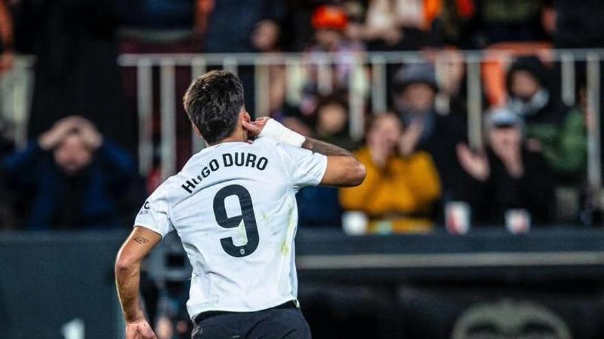 El Valencia CF pone precio a Hugo Duro: operación que podría financiar una revolución en ataque