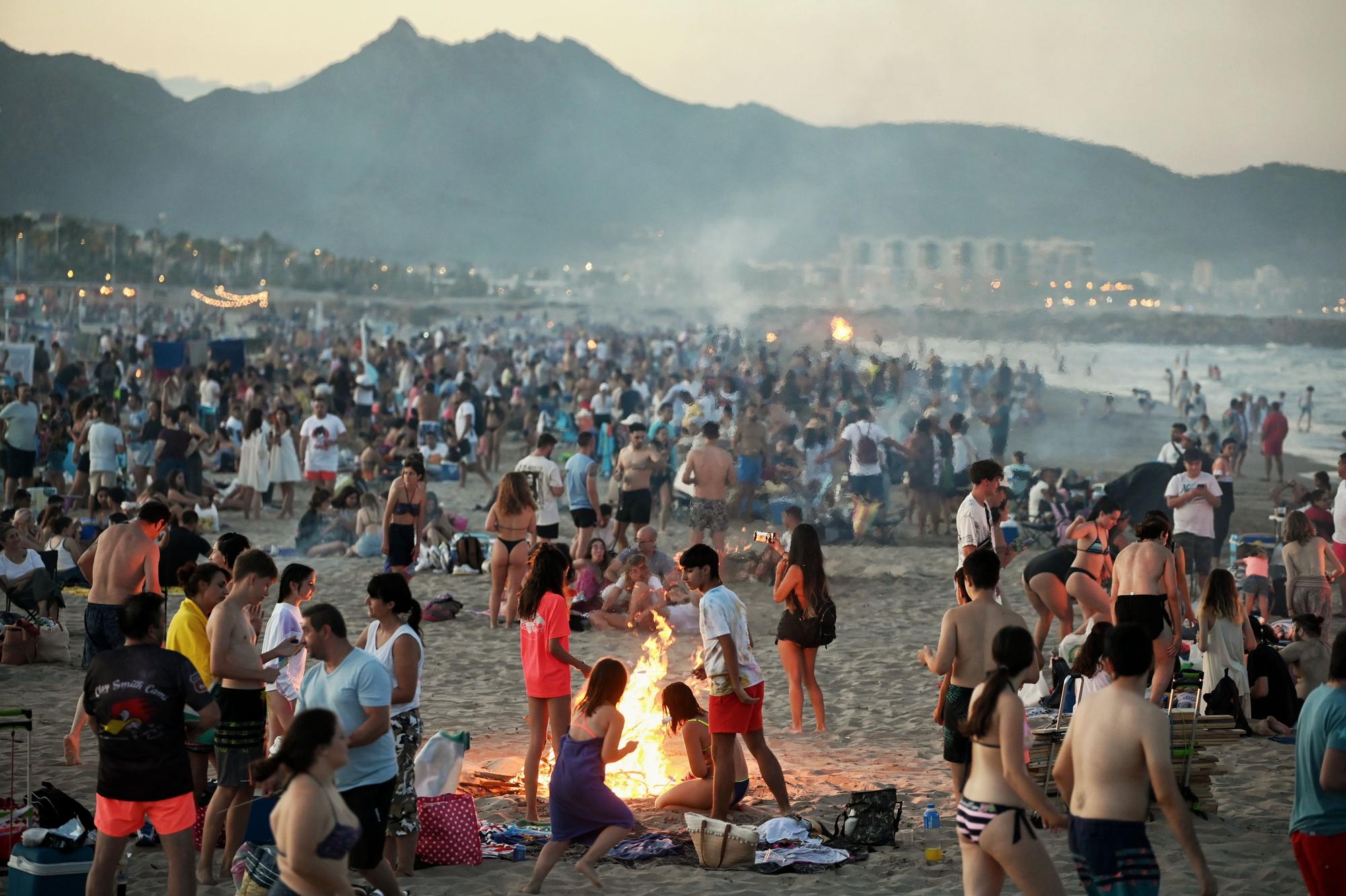 GALERÍA / Las mejores imágenes de la Nit de Sant Joan en Castellón