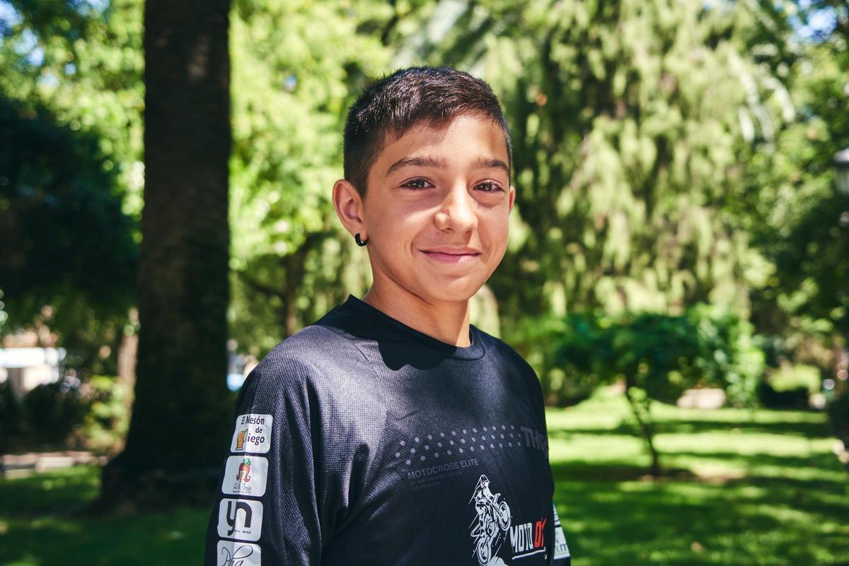 Pedro Godoy, en el cacereño Paseo de Cánovas.