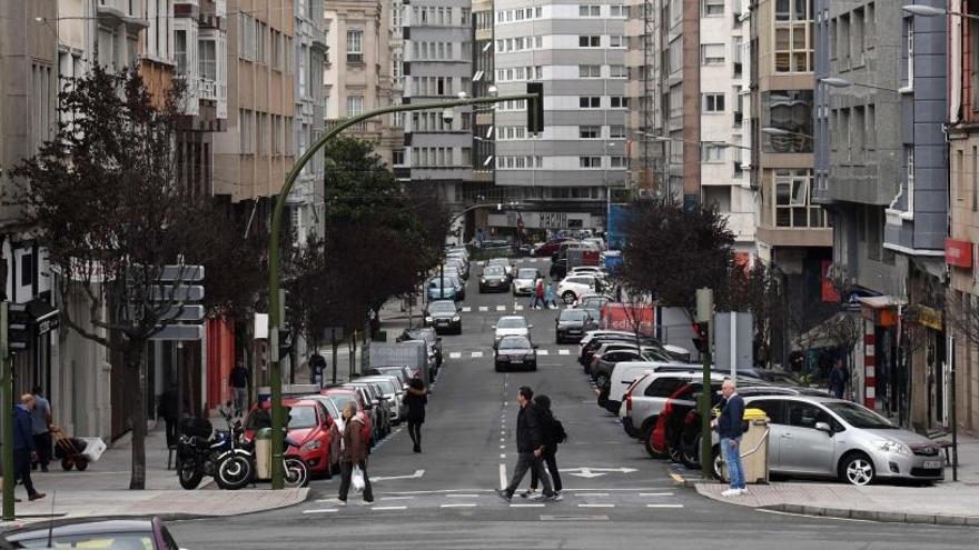 Vista de la calle Alfredo Vicenti.