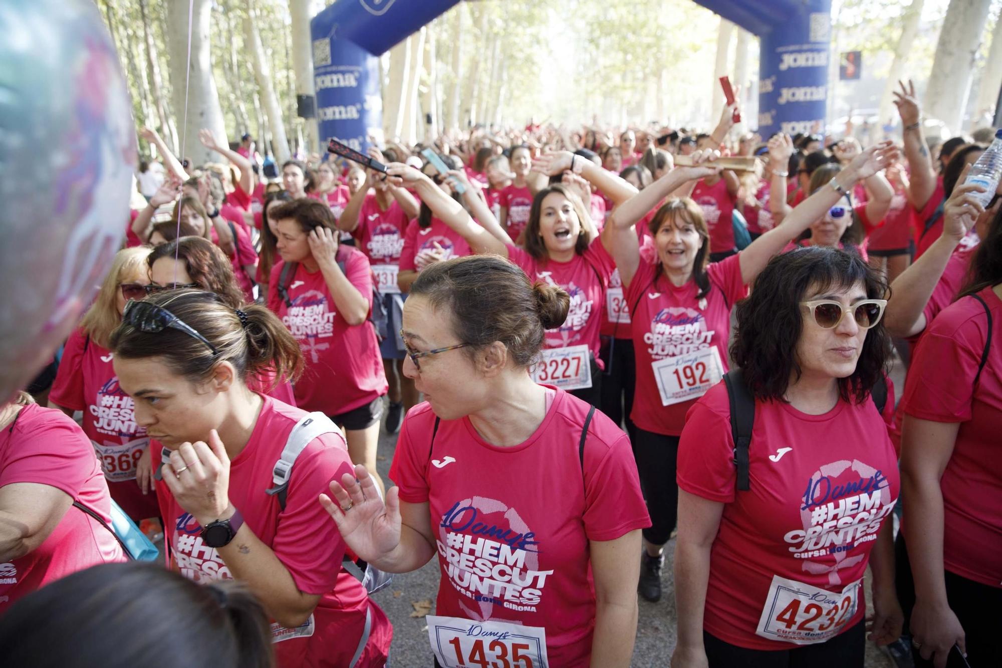 Les millors imatges de la 10a edició de la Cursa de la Dona