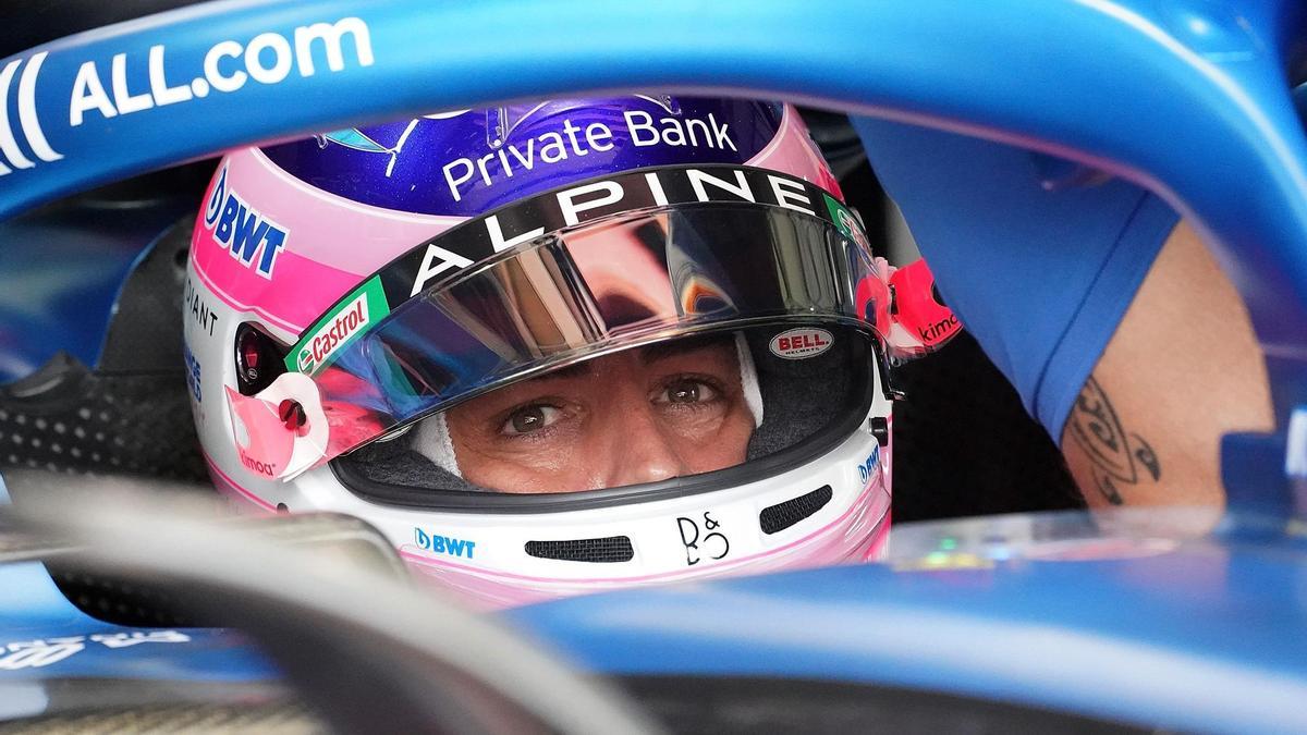 El piloto de Alpine Fernando Alonso.