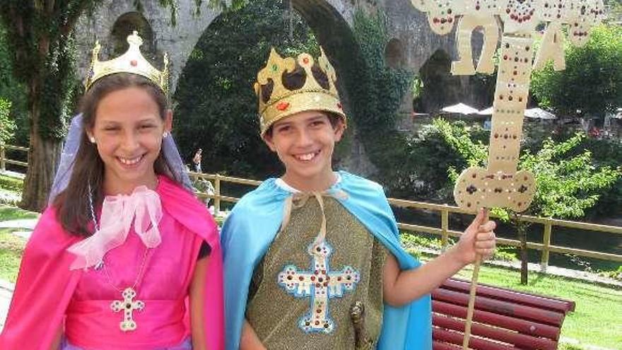 Don Pelayo y Gaudiosa, en versión infantil en Cangas de Onís