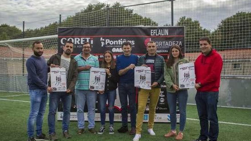 El torneo de la EFL fue presentado ayer en Lalín. // Bernabé/Ana Agra