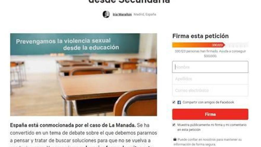 Més de 330.000 signatures demanen educació afectiva i sexual obligatòria a Secundària