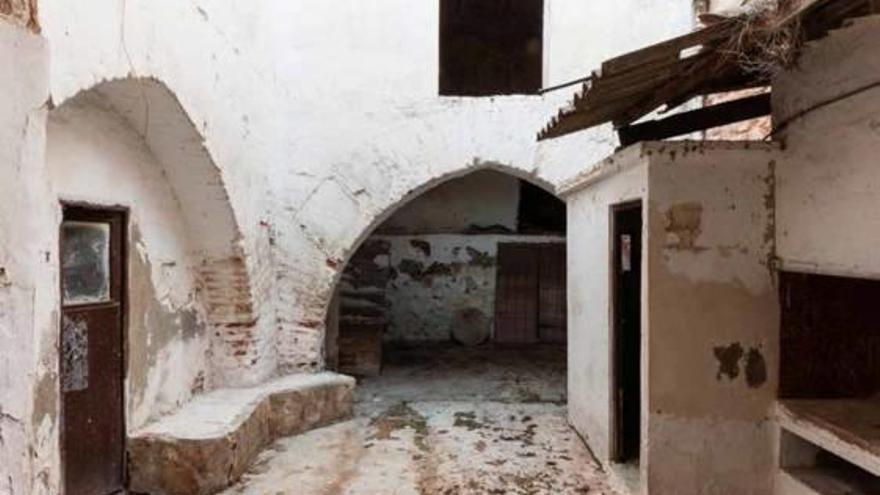 Interior del Palau Comtal de Oliva.