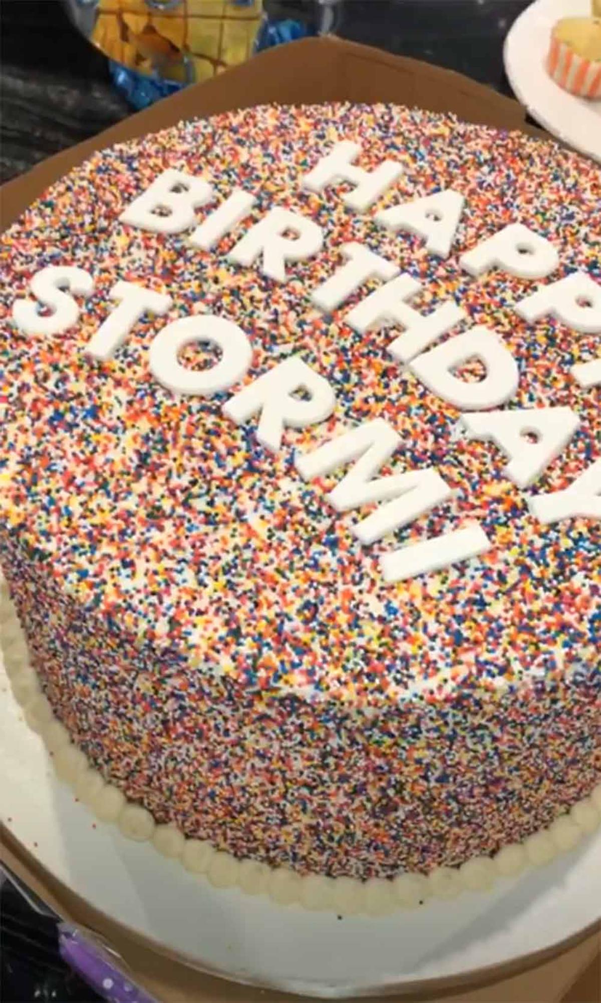 Tarta del cumpleaños de Stormi
