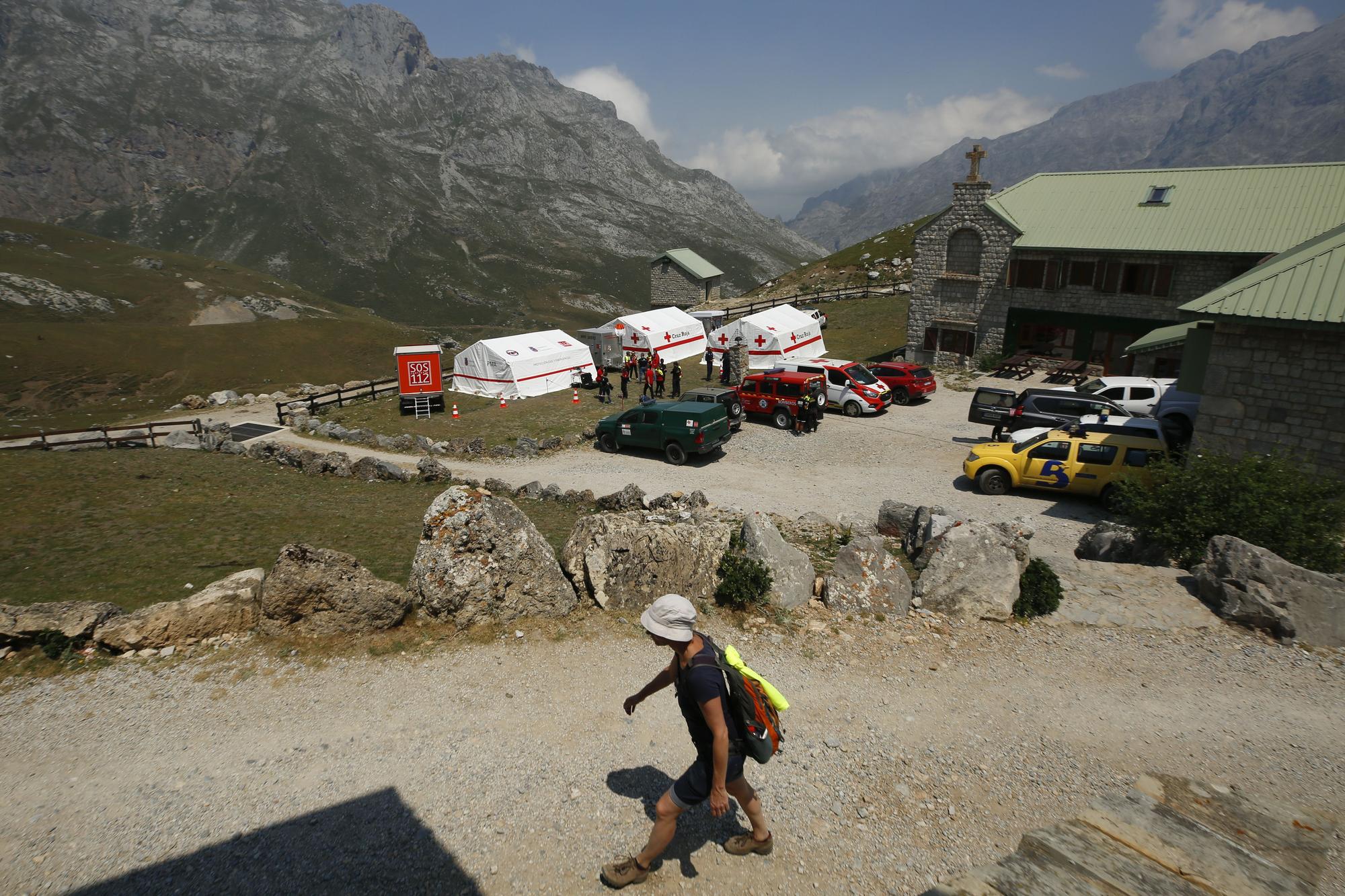 EN IMÁGENES: Así ha sido el simulacro de rescate en los Picos de Europa