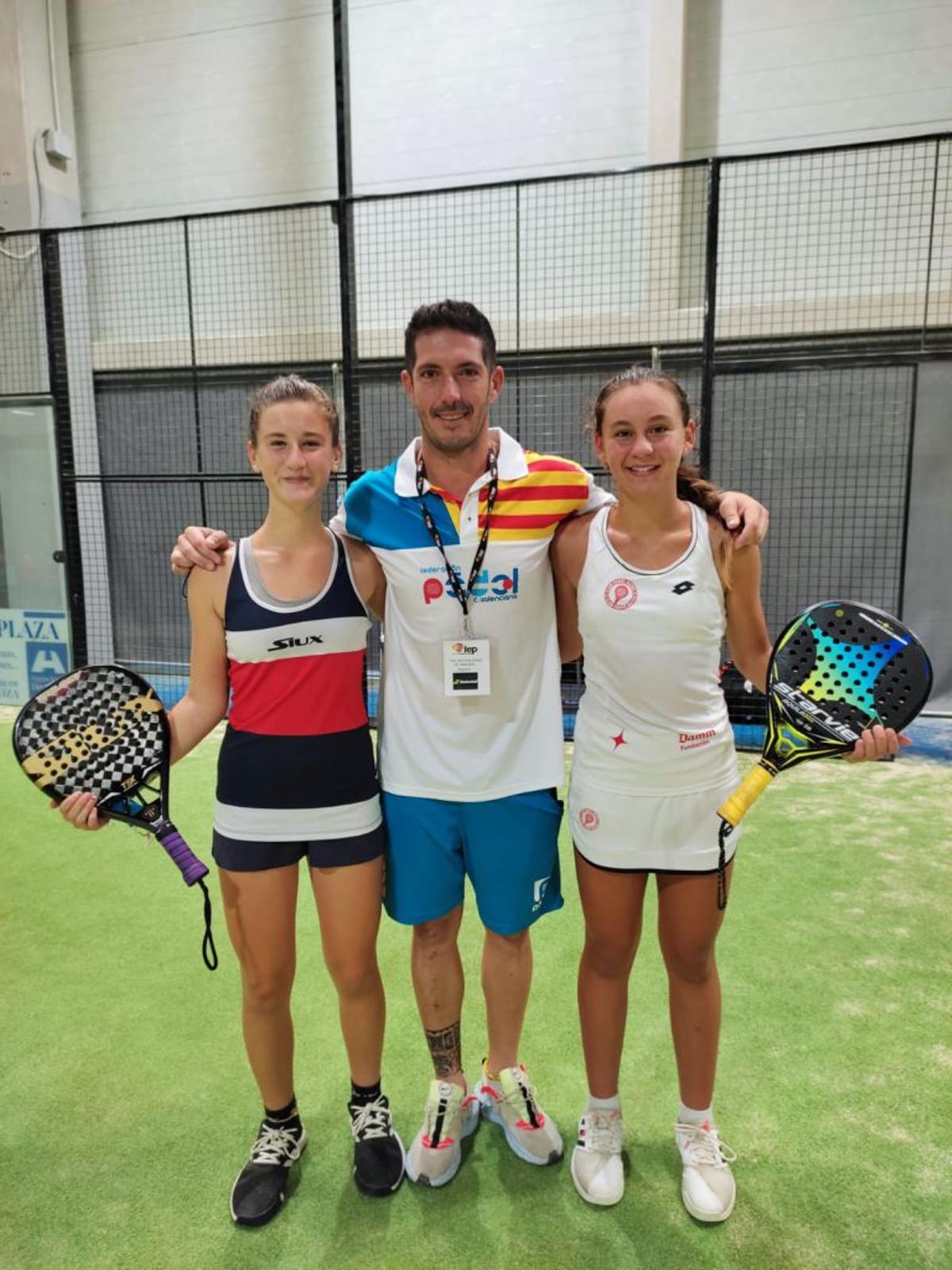 Leyre Montañez se proclamó en la capital aragonesa campeona de España Alevín, junto a María Arteaga