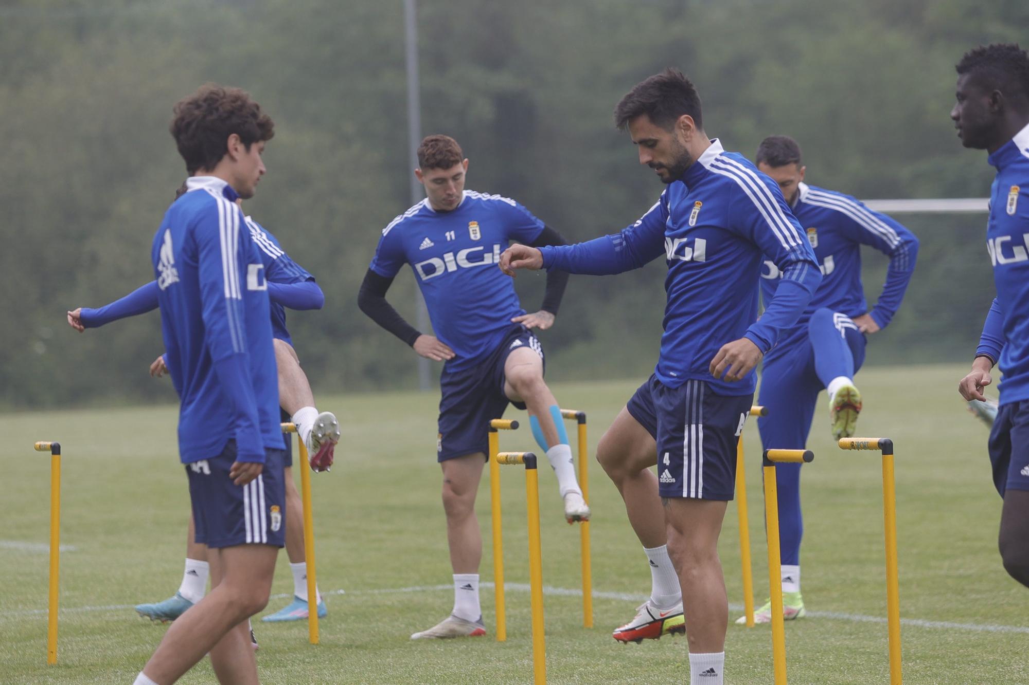 Las imágenes del entrenamiento del Oviedo