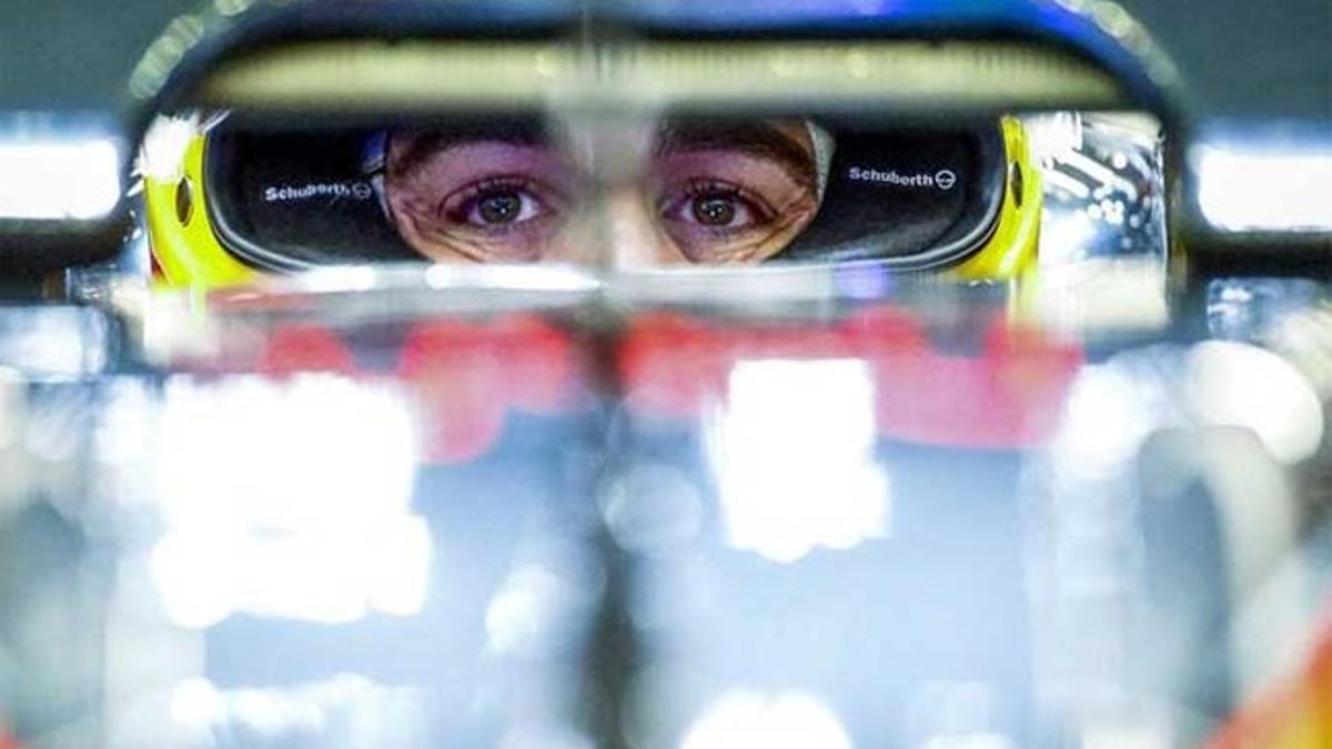 Fernando Alonso acabó contento