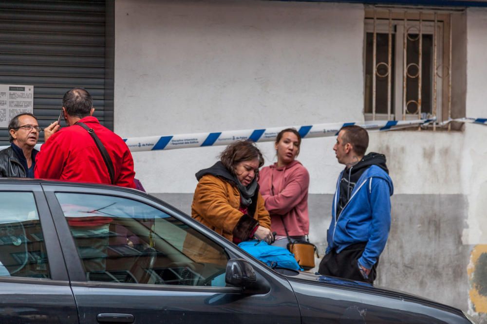 Desalojan a todos los vecinos de una finca de Palma por riesgo de de derrumbe