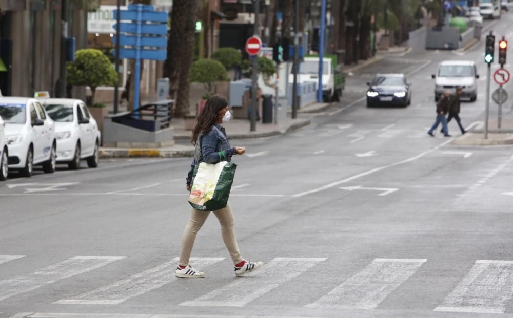 Así está Alicante el primer lunes de confinamiento