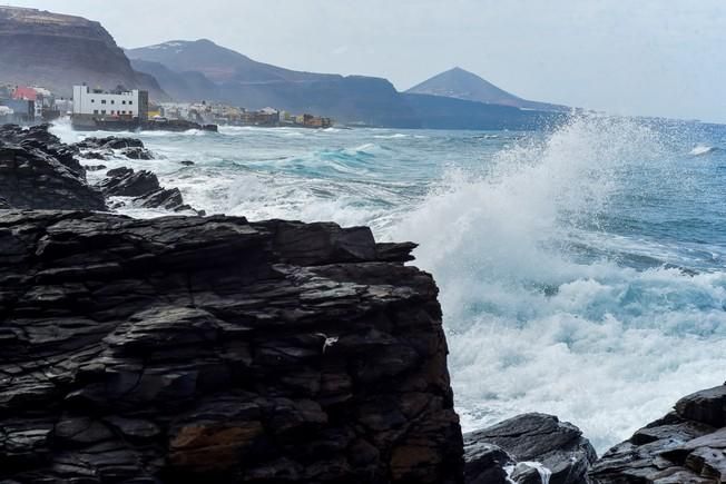 Pleamar en la zona norte de Gran Canaria